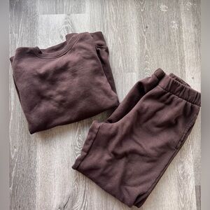 GAP Dark Brown Sweat Set. Women’s Top Size M. Women’s Bottom Size S